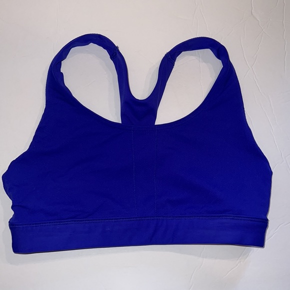 Athleta XS sports bra pullover no pads racerback breathable unlined purple - Picture 6 of 7